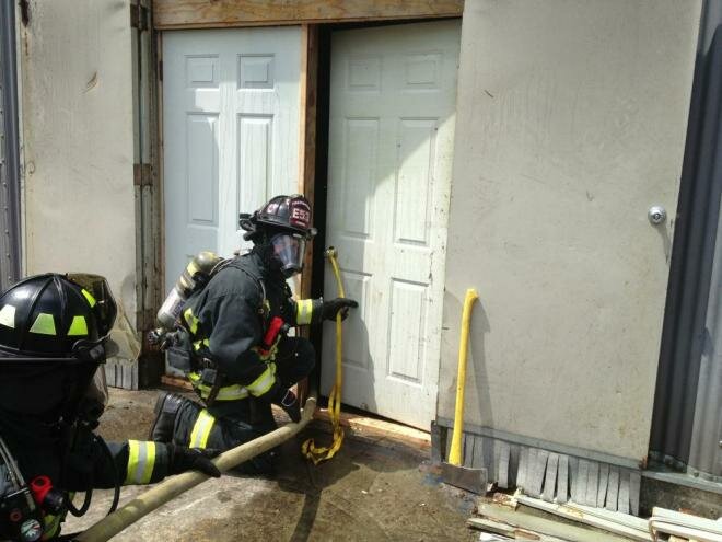 Central Whidbey Island Fire & Rescue members practice door control